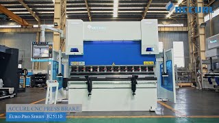 ACCURL 6 AXIS CNC Press Brake EURO PRO B25110 with DELEM DA66T Control  Lazersafe