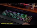 aula f2088 wired gaming mechanical keyboard with punk key cap best gaming keyboard