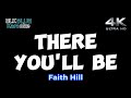 There You'll Be - Faith Hill (karaoke version)