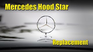 Mercedes Star Replacement | How to replace a broken Mercedes Hood Badge