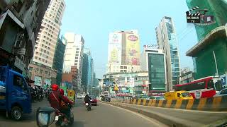 Hatirjheel to Gulshan | Dhaka City | Road View |