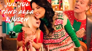 Fixar julens musikvideo: Jul, jul Tänd alla ljusen med Malin Olsson och Simon Peyron feat Blanka