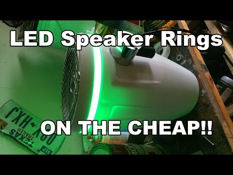 Custom Speaker LED light rings on the cheap! Custom Speaker LED light rings on the cheap!
