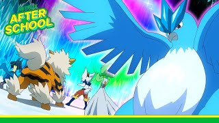 Battling Articuno in a Freezing Raid! ❄️ | Pokémon Ultimate Journeys | Netflix After School