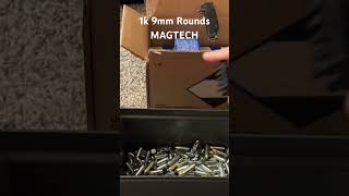 1k MAGTECH Steel Zinc Plated 9mm Rounds (매그텍 스틸 케이스 총알) #1k #9mmluger #bullets #사격 #총알