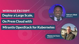 Deploy a Large Scale, On Prem Cloud with Mirantis OpenStack for Kubernetes (MOSK)