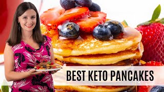 The BEST KETO PANCAKES Recipe: Easy & Super Fluffy!