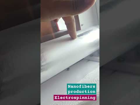 Electrospinning demonstration #nanoscience #science #scienceexperiment