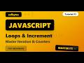 JavaScript Loops for Beginners in 5 minutes — for, while, break & continue | JS Tutorial #3