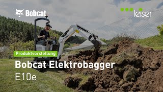 Bobcat Elektro-Bagger E10e – 0% Finanzierung auf Bobcat-Maschinen