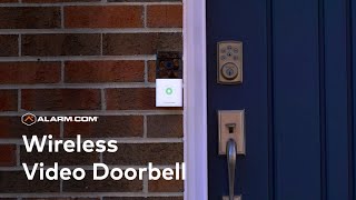 Introducing Alarm.com Wireless Video Doorbell