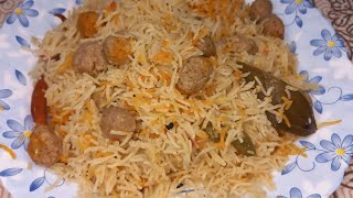 Soya chunks Biryani recipe