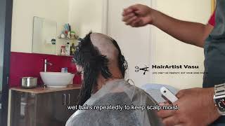 Long Hair lady Headshave | Traditional shave | Tirupati Mottai | 8095559333