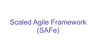 Scaled Agile Framework SAFe - einfach & schnell erklärt (deutsch)