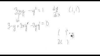 Implicit Differentiation Ex 2