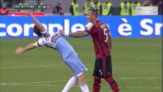 Philippe Mexes red card vs Lazio HD.