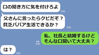 【LINE】社長のDQN息子が修行で私の部下に「貧乏BBAうざいからクビｗ」→世の中を舐めた御曹司に上司の本気を見せてあげた結果…ｗ