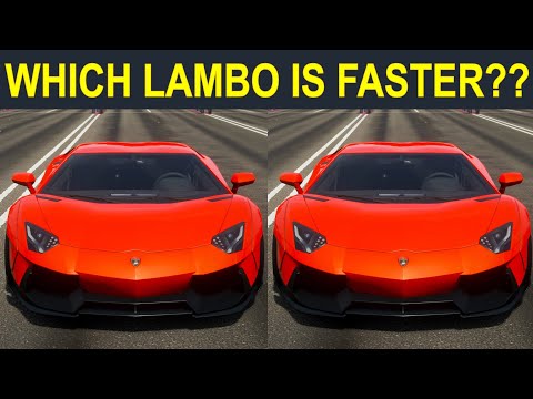 How fast is the Lamborghini Aventador in Forza Horizon 4?