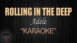 ROLLING IN THE DEEP - Adele (KARAOKE) Original Key
