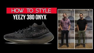 How to Style: Yeezy 380 Onyx Sneakers