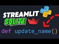 Streamlit + SQLite Tutorial 4: Update Data in Your Python Web App