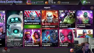 Fry Day Chill Stream [ Oh BBGs Oh BBGs, Oh How I Love To Play BGs ] | Marvel Contest of Champions