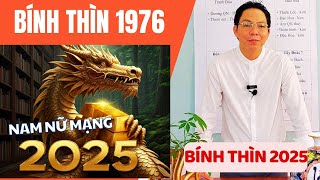 Tử vi 2025, tuổi Bính Thìn 1976 năm 2025 Nam mạng Nữ mạng thu hút tài lộc