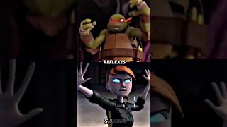 TMNT || Electric Mikey vs April (powers)