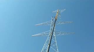 How to  Erection work 380 kv