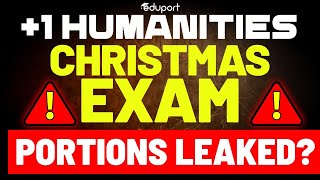 Plus One Humanities | Christmas Exam Portions | Plus One Humanities Christmas Exam Chapters