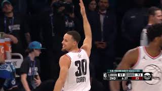 Stephen Curry CRAZY HIGH Bounce Pass to Giannis Antetokounmpo | 2019 NBA All-Star Game