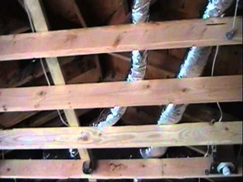 High Velocity Heating And Cooling Installation Youtube