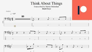 Daði Freyr - Think About Things (bass tab)