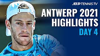 Murray Battles Schwartzman; Bautista Agut \u0026 Harris In Action | Antwerp 2021 Day 4 Highlights