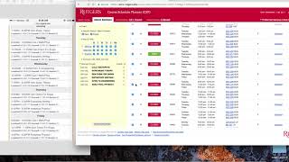 Rachel Course Schedule Planner Tutorial