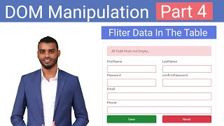 JavaScript DOM Manipulation | Filter Data | Search | Javascript Af Soomaali Tutorial #4