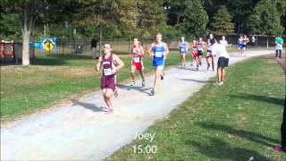 Bville Boys at Manhattan XC Invitational 2013 JV Race B