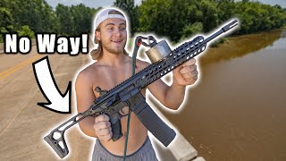 My Best Magnet Fishing Find EVER- AR-15 Found Magnet Fishing