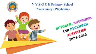 October, November and December Activities - Play Home