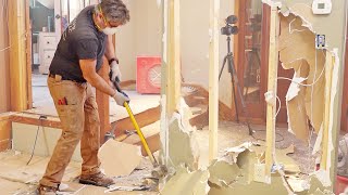 Entryway Demo Day 1 | Home Renovation & Addition Part 20