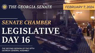 Legislative Day 16 | 2024 Session | 2/07/2024