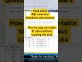 How to copy one table to other without copying the data #shorts #sql #sqlqueries #coding #sqlserver