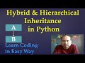 46. Hybrid & Hierarchical Inheritance in Python