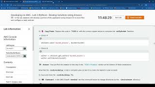 Developing on AWS: Lab 2 Python - Develop Solutions Using Amazon S3