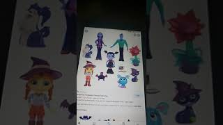 Kylie shows some Vampirina Toys