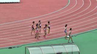 H28　ジュニアオリンピック　A女子200m　予選4組　川中 葵琳