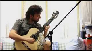 Antonio Mascolo plays Francisco Tarrega on a Sinan Rifat guitar at his home workshop in 2010