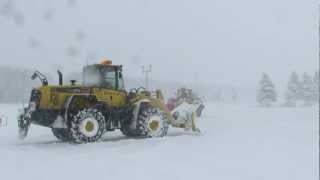 1月25日総研前除雪