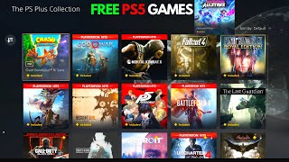 Free PS5 Games PS Plus Collection All Free Games