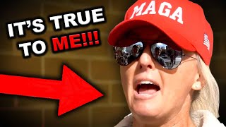 Trump Supporter Gets HUMILIATED With Her Own Words